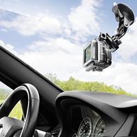 Mantona Zuignaphouder (gladde oppervlakken (geschikt voor GoPro Hero 2/3/3+/4, GoPro Session) - thumbnail