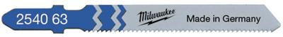 Milwaukee Traditionele decoupeerzaagbladen 55 x 1,2 mm T 118 A - VE=5 - 4932254063 Milwaukee Traditionele decoupeerzaagbladen 55 x 1,2 mm T 118 A - VE=5 - 4932254063
