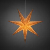 Konstsmide 5931-600 Kerstster Ster Bruin Schakelaar - thumbnail