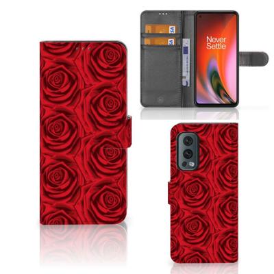OnePlus Nord 2 5G Hoesje Red Roses OnePlus Nord 2 5G Hoesje Red Roses