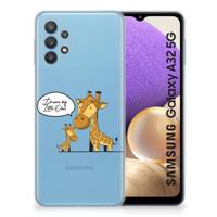 Samsung Galaxy A32 5G Telefoonhoesje met Naam Giraffe - thumbnail