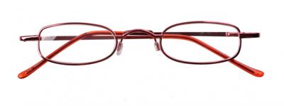 Dunlop leesbril rood unisex sterkte +2.00