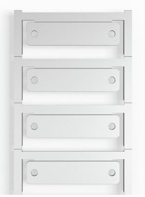 Weidmüller 1304060000 CC 15/60 O4MM MC NE GR Apparaatmarkering Montagemethode: Kabelbinder Markeringsvlak: 15 x 60 mm Grijs Aantal markeringen: 40 40 stuk(s)