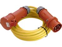 AS Schwabe 60711 Stroom Verlengkabel 16 A Geel 10.00 m AT-N07V3V3-F 5G 1,5 mm² - thumbnail