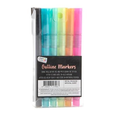 Creative Craft Group Outline markers - 6st.