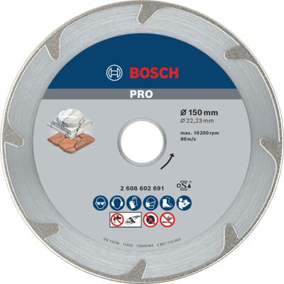 Bosch Accessories 2608602691 Bosch Power Tools Diamanten doorslijpschijf Diameter 150 mm 1 stuk(s)