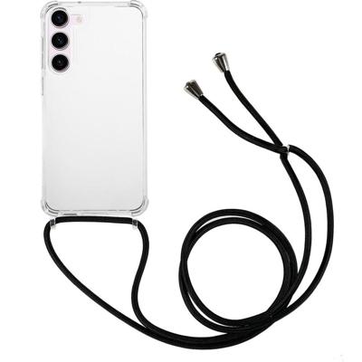 Anti-shock Back Cover voor de Samsung Galaxy S23 Transparant met Koord Anti-shock Back Cover voor de Samsung Galaxy S23 Transparant met Koord