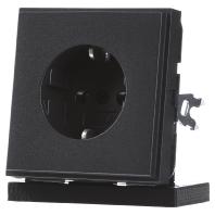 Gira TX 44 Wandcontactdoos met randaarde antraciet