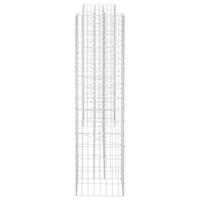 Gabion plantenbak H-vormig 260x40x150 cm staaldraad - thumbnail