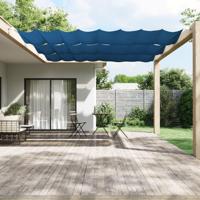 VidaXL Luifel verticaal 140x420 cm oxford stof blauw - thumbnail
