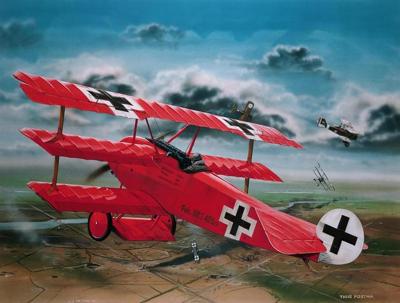 Revell 04744 Fokker DR.I Richthofen Vliegtuig (bouwpakket) 1:28