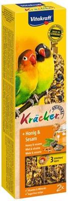 Vitakraft honing/sesam-kräcker agaporniden, 2in1. (8)