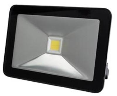 Design led-schijnwerper 10 w, neutraalwit zwart Velleman - Velleman