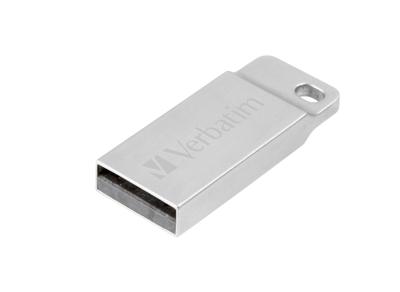 Verbatim Metall-Gehäuse USB-stick 64 GB Zilver 98750 USB-A 2.0