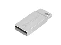 Verbatim Metall-Gehäuse USB-stick 64 GB Zilver 98750 USB-A 2.0 - thumbnail