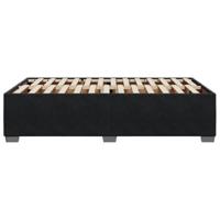 Bedframe zonder matras 120x190 cm fluweel zwart - thumbnail
