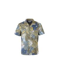 s.Oliver regular fit overhemd met all over print groen - thumbnail