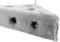 TRIXIE CAT'S CHEESE MET SPEELHENGEL & SPEELBALLEN PLUCHE 36X26X8 CM 2 ST - thumbnail