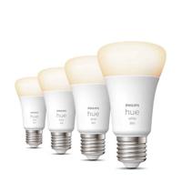 Philips Hue LED-lamp (4 stuks) 871951431914100 Energielabel: F (A - G) Hue White Viererpack 4x800lm 60W E27 36 W Warmwit - thumbnail