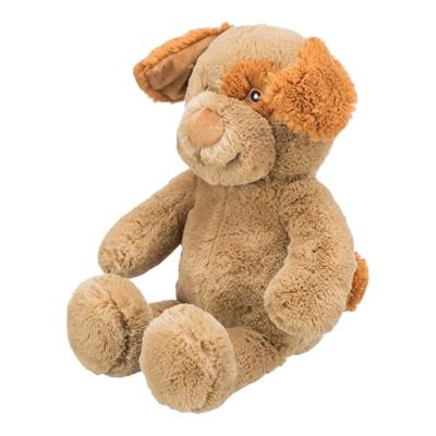 TRIXIE BE ECO HOND ENNO PLUCHE GERECYCLED BRUIN / BEIGE 40 CM