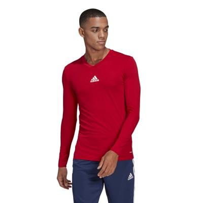 adidas Team Ondershirt Lange Mouwen Rood