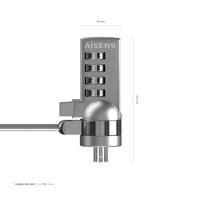 Veiligheidskabel Aisens ASLK-D40N01-SL 1,5 m - thumbnail