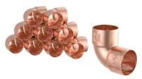 Kirchhoff Koperen bocht 90°, blank, 18 mm, 2 sockets, (5090) (10x) - 989038655 - thumbnail