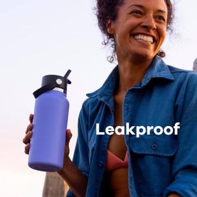 Hydro Flask 32 Oz Wide Flex Straw Cap Thermosfles Indigo 946 ml