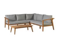 Lucca Corner Set Teak Fsc 100% tuinmeubel Exotan - Exotan - thumbnail
