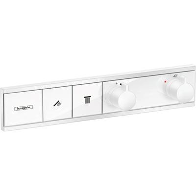 Hansgrohe RainSelect thermostaat inbouw voor 2 functies, mat wit Hansgrohe RainSelect thermostaat inbouw voor 2 functies, mat wit