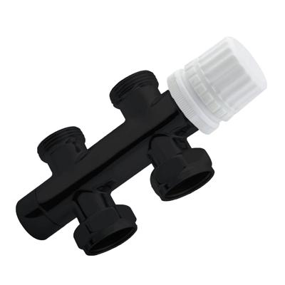 Best Design Onderblok Recht Nero 3/4" Mat Zwart