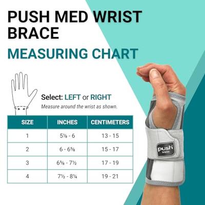 Push Med Polsbrace Rechts 15-17cm T2