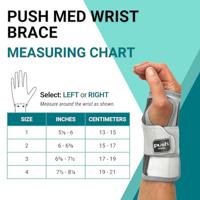 Push Med Polsbrace Links 15-17cm T2 - thumbnail