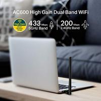 TP-Link Archer T2U Plus AC600 Draadloze High-gain Dual-band USB-adapter wlan adapter - thumbnail