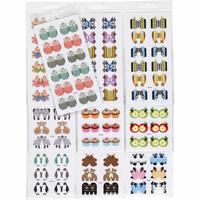 Creativ Company 28933 stickers, diverse kleuren (papier, diverse kleuren, 75 mm, 150 mm, 10 vellen - thumbnail