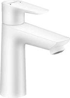 Wastafelmengkraan Talis E HansGrohe 110 Eengreeps Zonder Afvoer Mat Wit - thumbnail