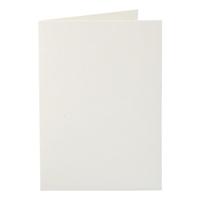 Creativ Company Kaarten, afmeting kaart 10,5x15 cm, 220 gr, off-white, 10 stuk/ 1 doos - thumbnail