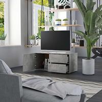 VidaXL Tv-meubel 80x34x36 cm bewerkt hout betongrijs - thumbnail