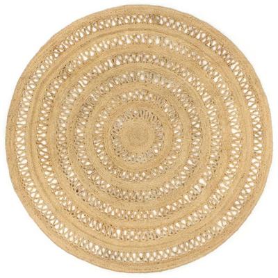 VidaXL Vloerkleed handgemaakt 180 cm gevlochten jute