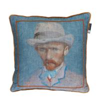 Beddinghouse Beddinghouse x Van Gogh Museum Self Portrait Vincent Blue sierkussen - thumbnail