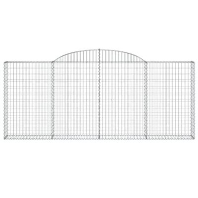 Schanskorven 25 st gewelfd 300x30x120/140 cm ijzer