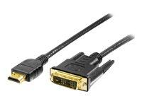 Equip 119329 high quality hdmi to dvi-d single-link adapter cable, m/m, 10m, gold-plated, black - thumbnail