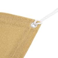 VidaXL Tenttapijt 250x400 cm hdpe zandkleurig - thumbnail