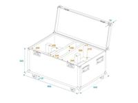 Roadinger ROADINGER Flightcase 2x THA-250F - thumbnail