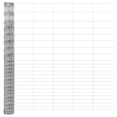 Weidehekwerk Zilver 25 x 1.6 m Gegalvaniseerd staal