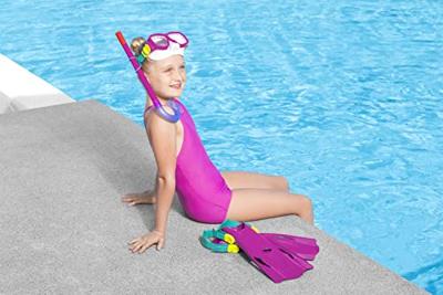 Bestway Set Masker en Buis Junior Afvoerklep Assorti Kleur +7 Jaar Strand en Zwembad 24070 Bestway Set Masker en Buis Junior Afvoerklep Assorti Kleur +7 Jaar Strand en Zwembad 24070