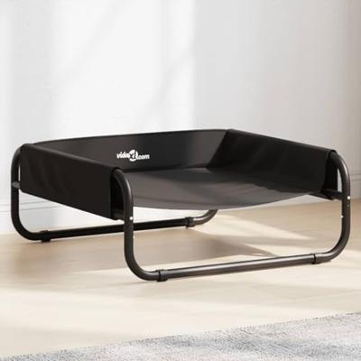 VidaXL Hondenmand verhoogd oxford stof en staal antracietkleurig VidaXL Hondenmand verhoogd oxford stof en staal antracietkleurig