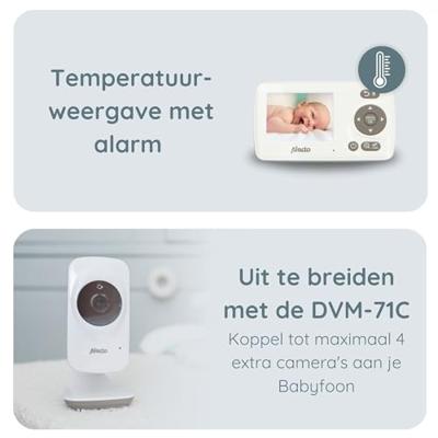 Alecto DVM-71 Babyfoon Wit