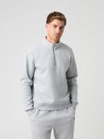 Björn Borg Centre Half Zip Trui Heren Light Grey Melange L - thumbnail