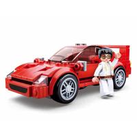 Sluban Italian Sports Car bouwstenen set - thumbnail